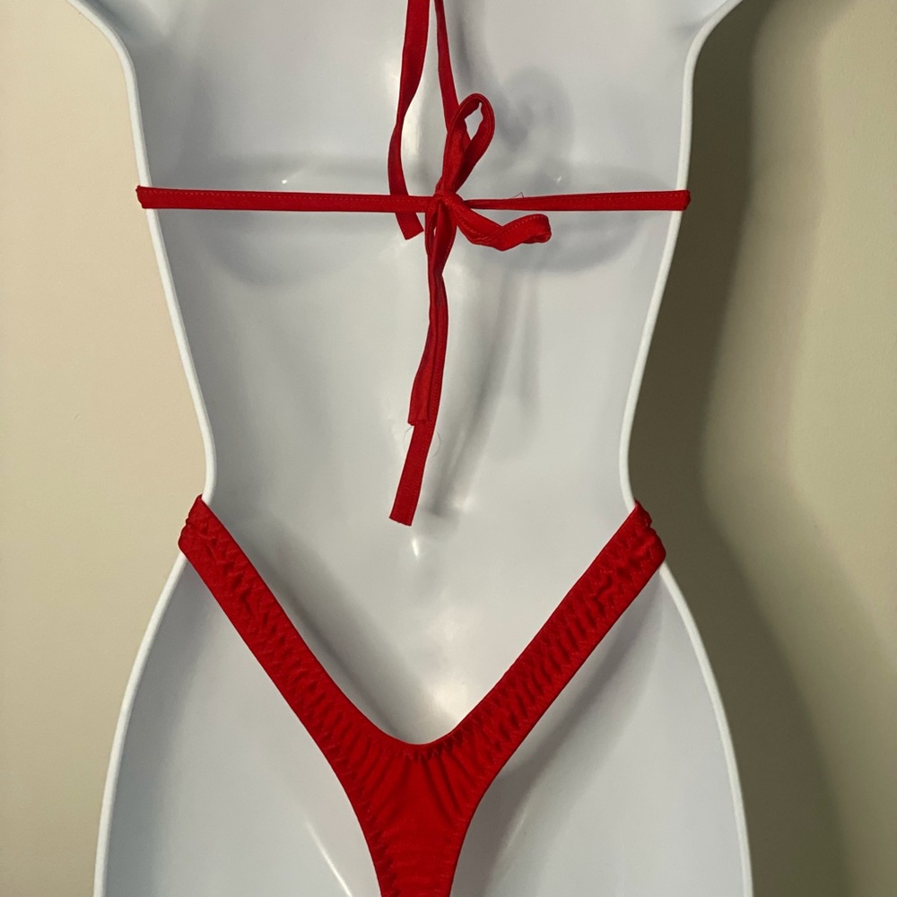 ❤️Red Rhinestoned Sling-Shot❤️ - Picture 3 of 3
